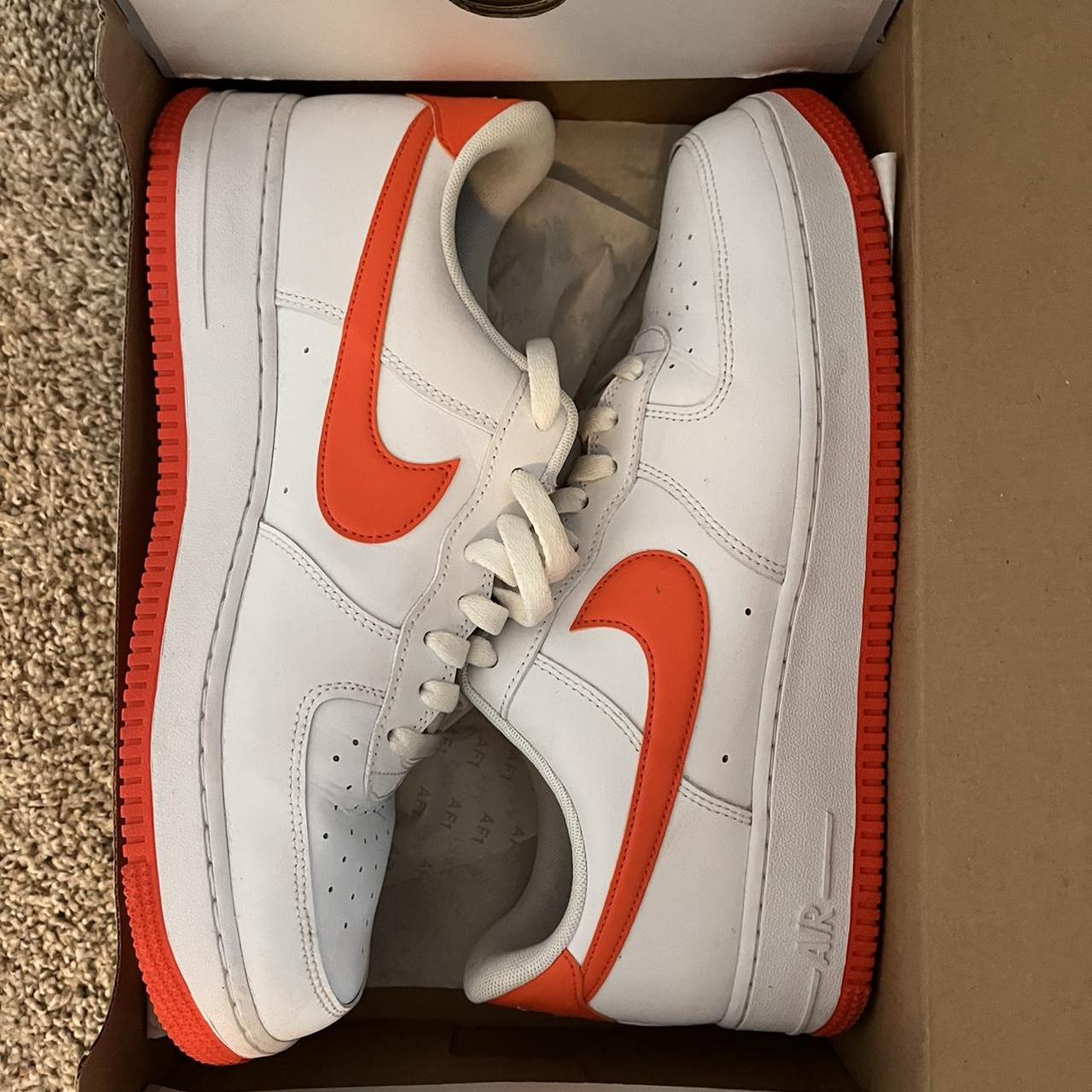 orange nike air force 1 07