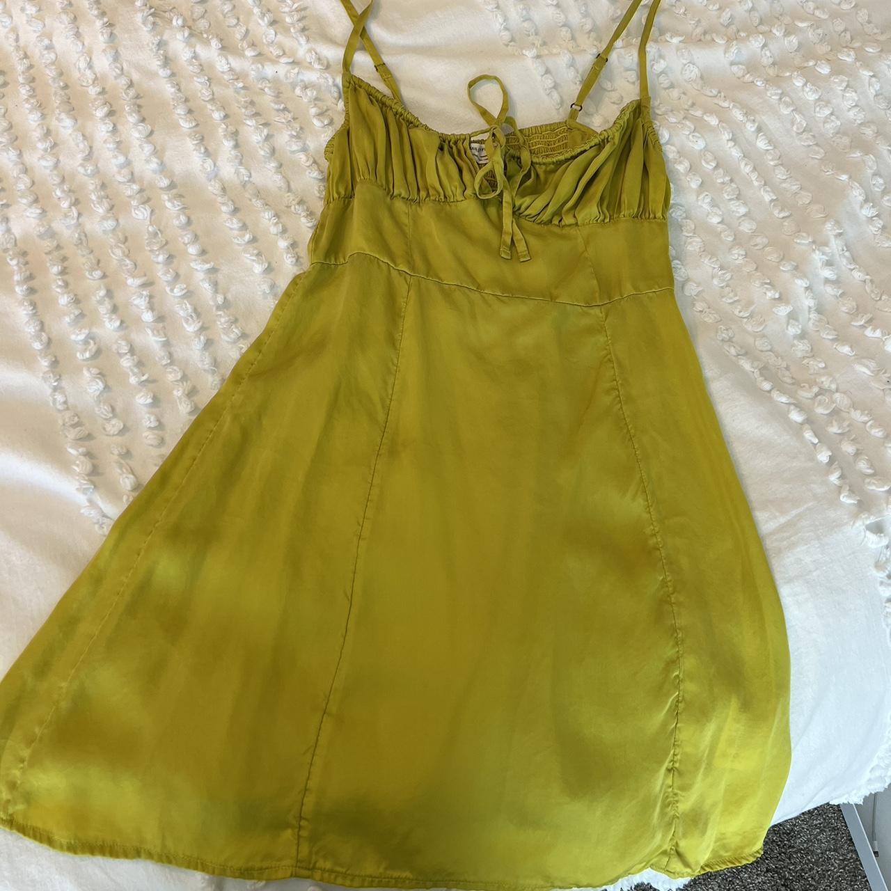 Urban Outfitters Women's Green Dress | Depop