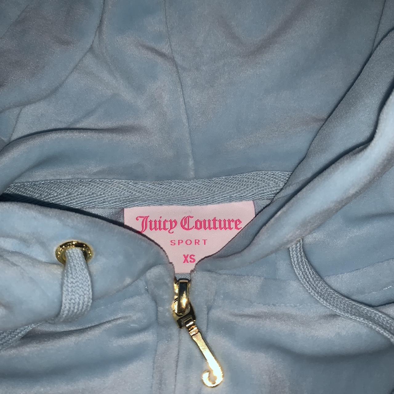 Xs light blue juicy couture zip up Depop