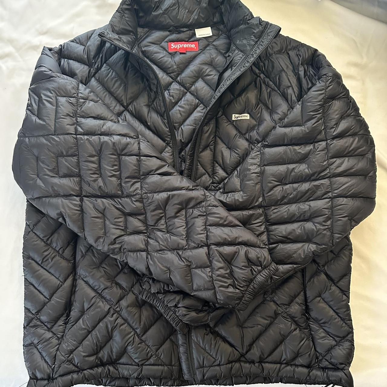 Supreme Spellout Quilted Lightweight Down... Depop