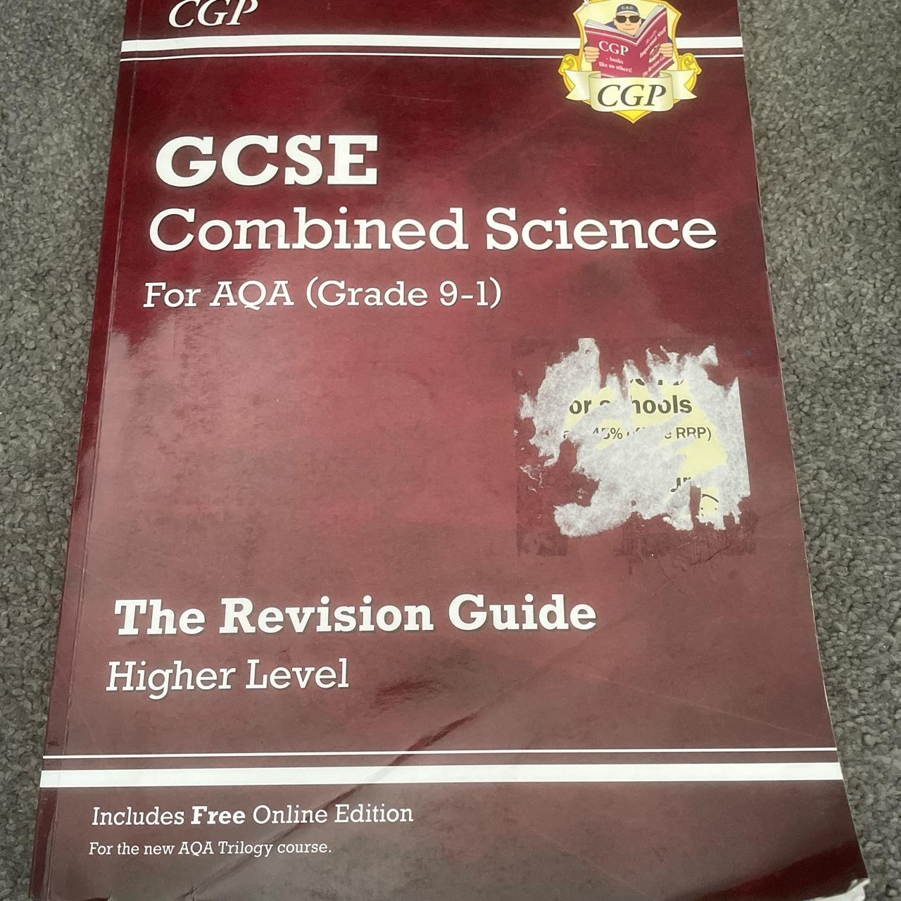 GCSE Combined science AQA grade(9-1) revision guide... - Depop