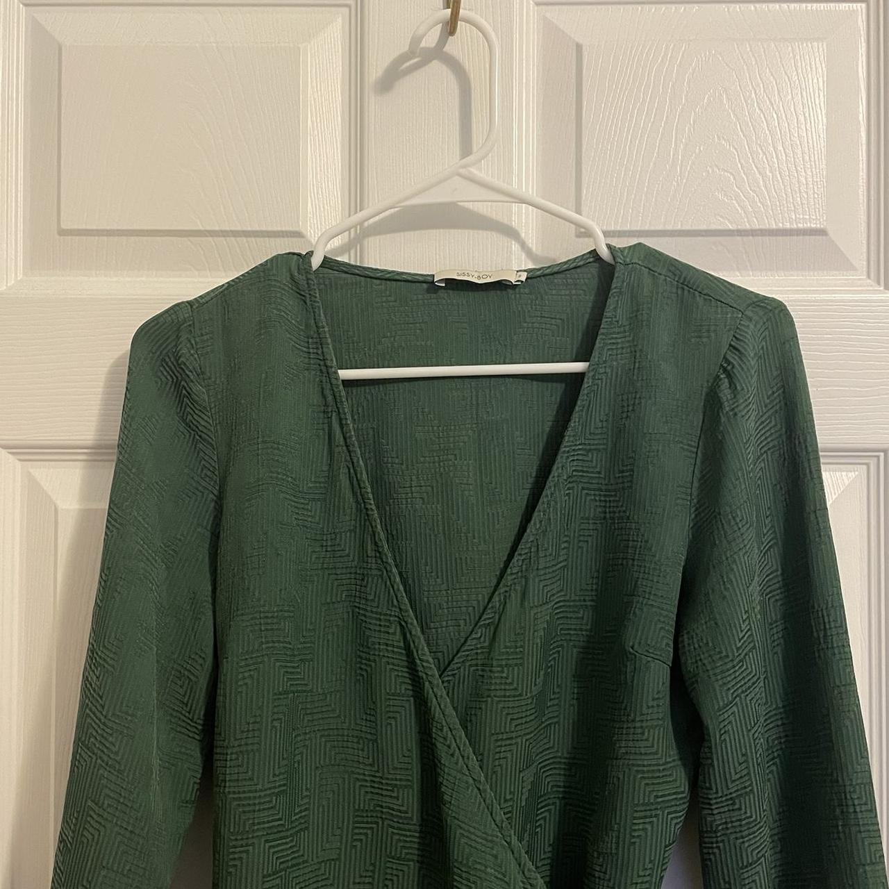 Green dress by Sissy Boy Only wore once or twice! In... - Depop