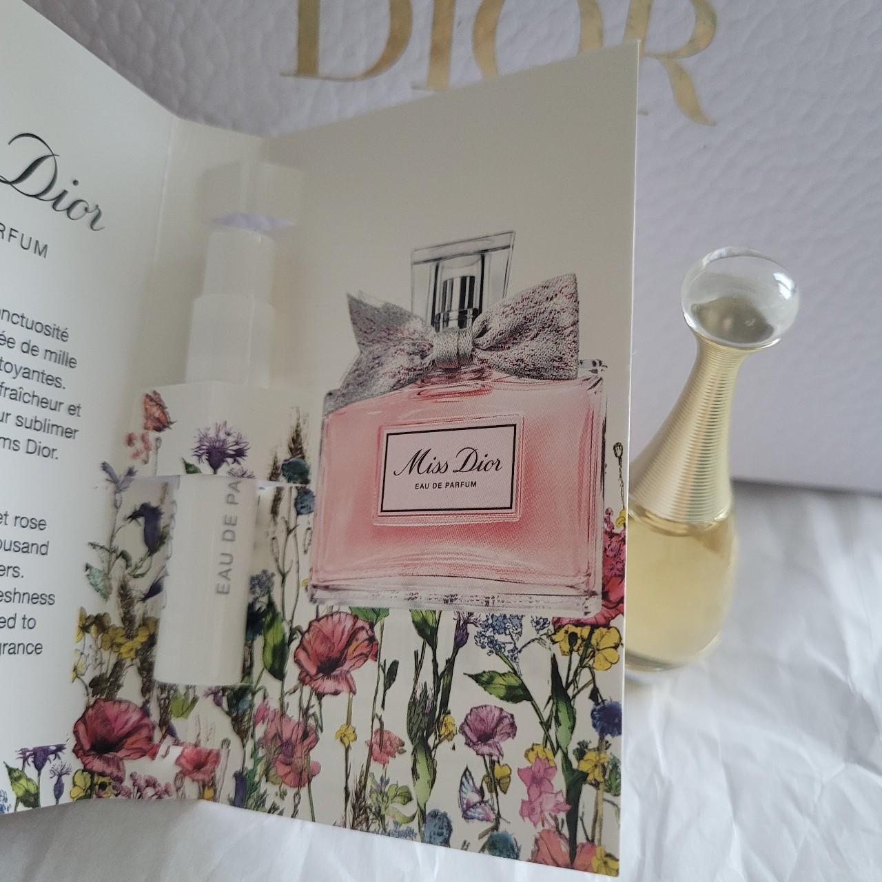 Dior gift bag with Miss Dior 1ml spray and 5ml Dior... - Depop