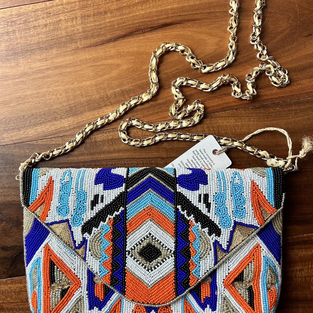 beaded clutch from aspiga brand new clutch Depop