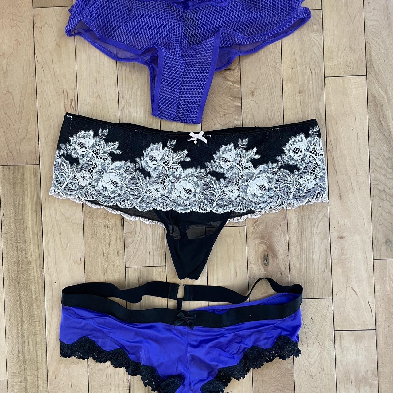 Cheeky Style Lingerie Bundle of 3, New, all are size