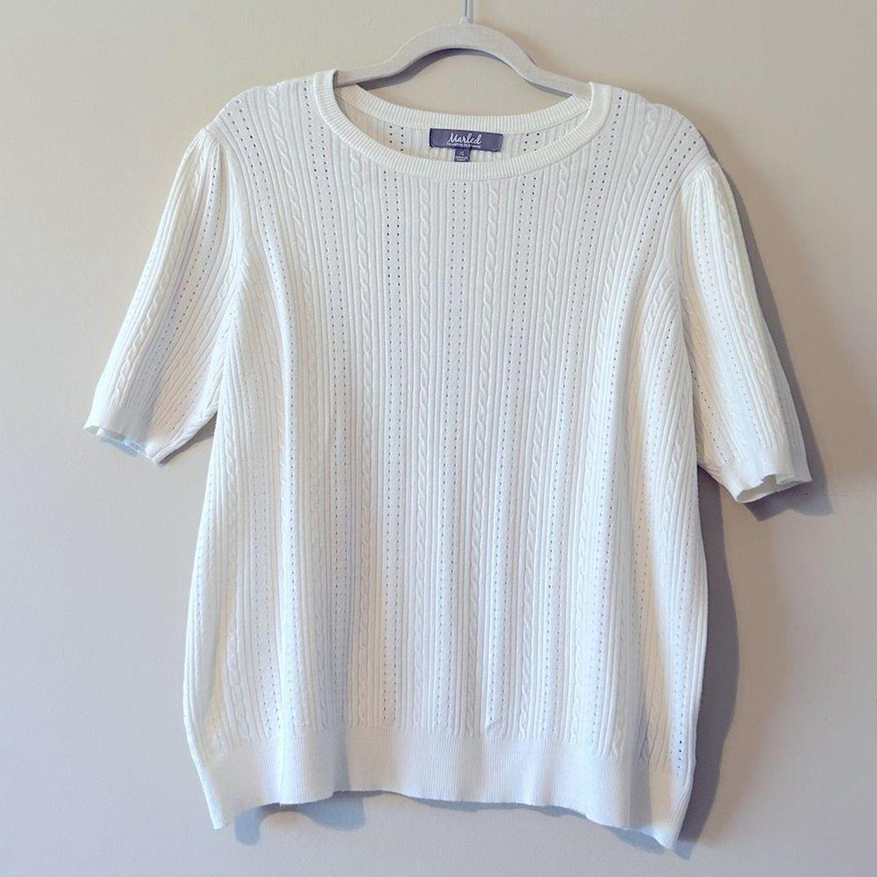 Source Unknown Women's Sweater - White - XL – Mar… - image 1