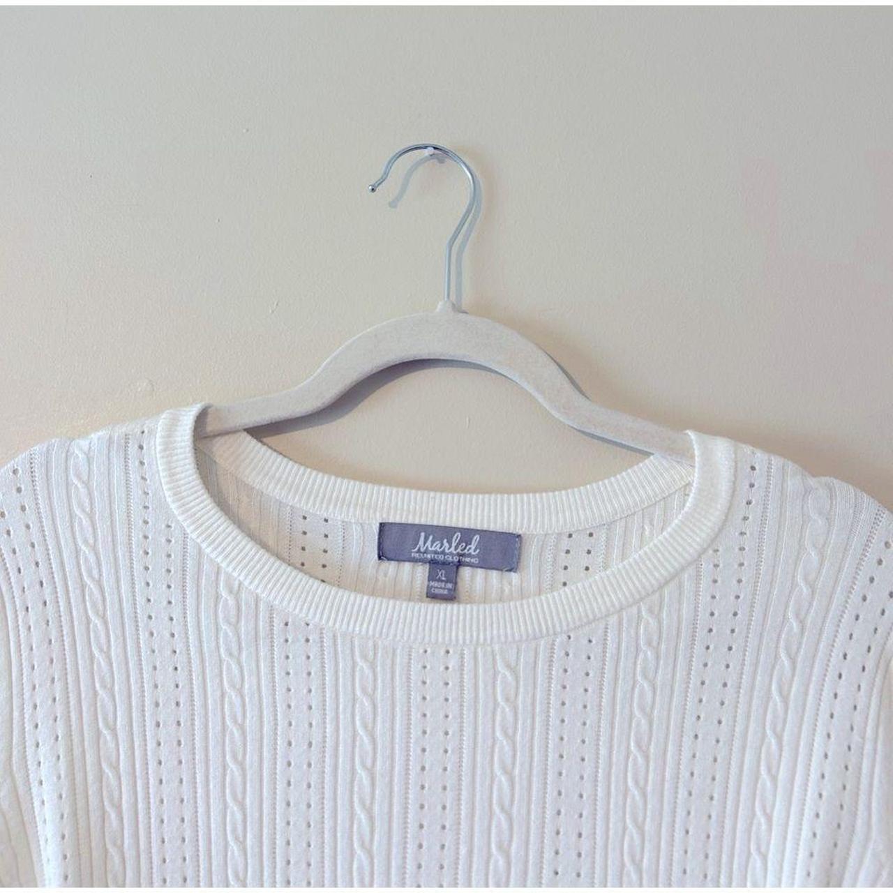 Source Unknown Women's Sweater - White - XL – Mar… - image 2