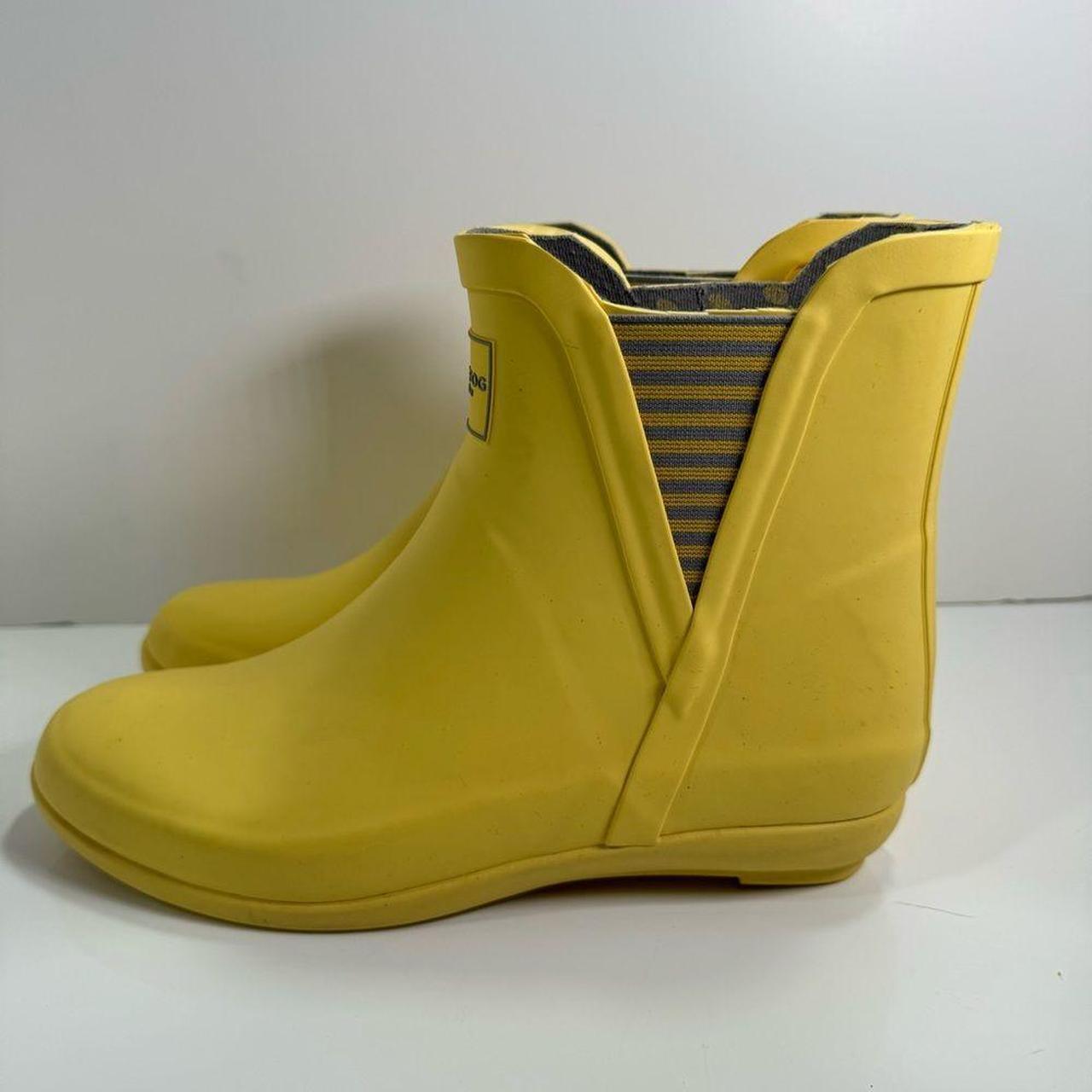 London fog piccadilly rain boots yellow best sale