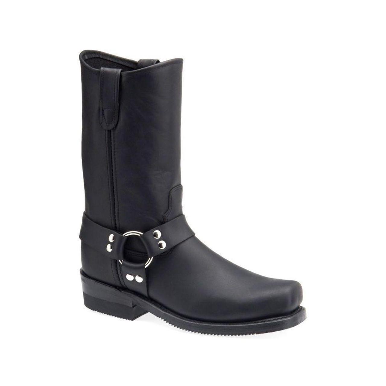 Black double h boots best sale