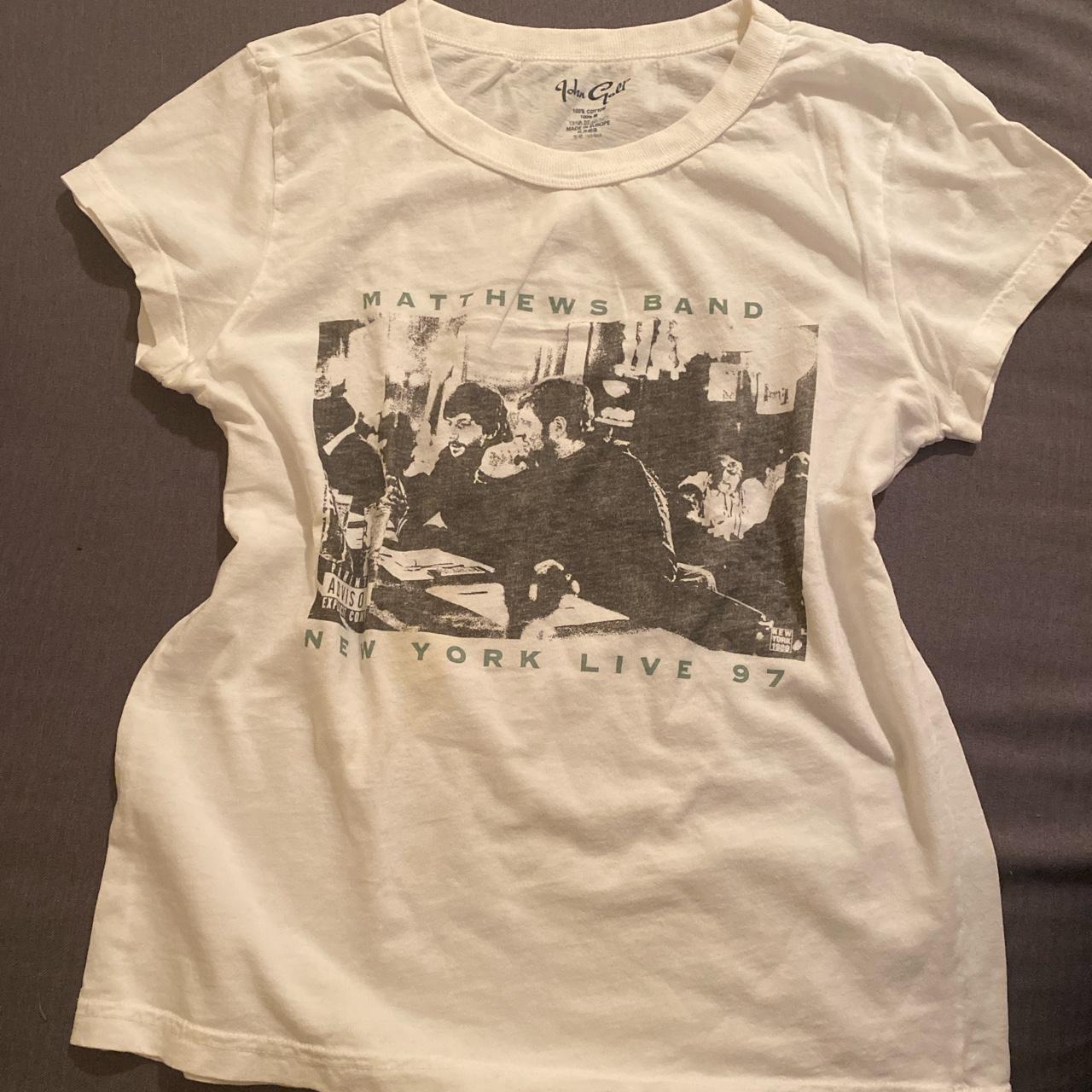 Brandy Melville Matthews Band T-Shirt 20” length, | Depop