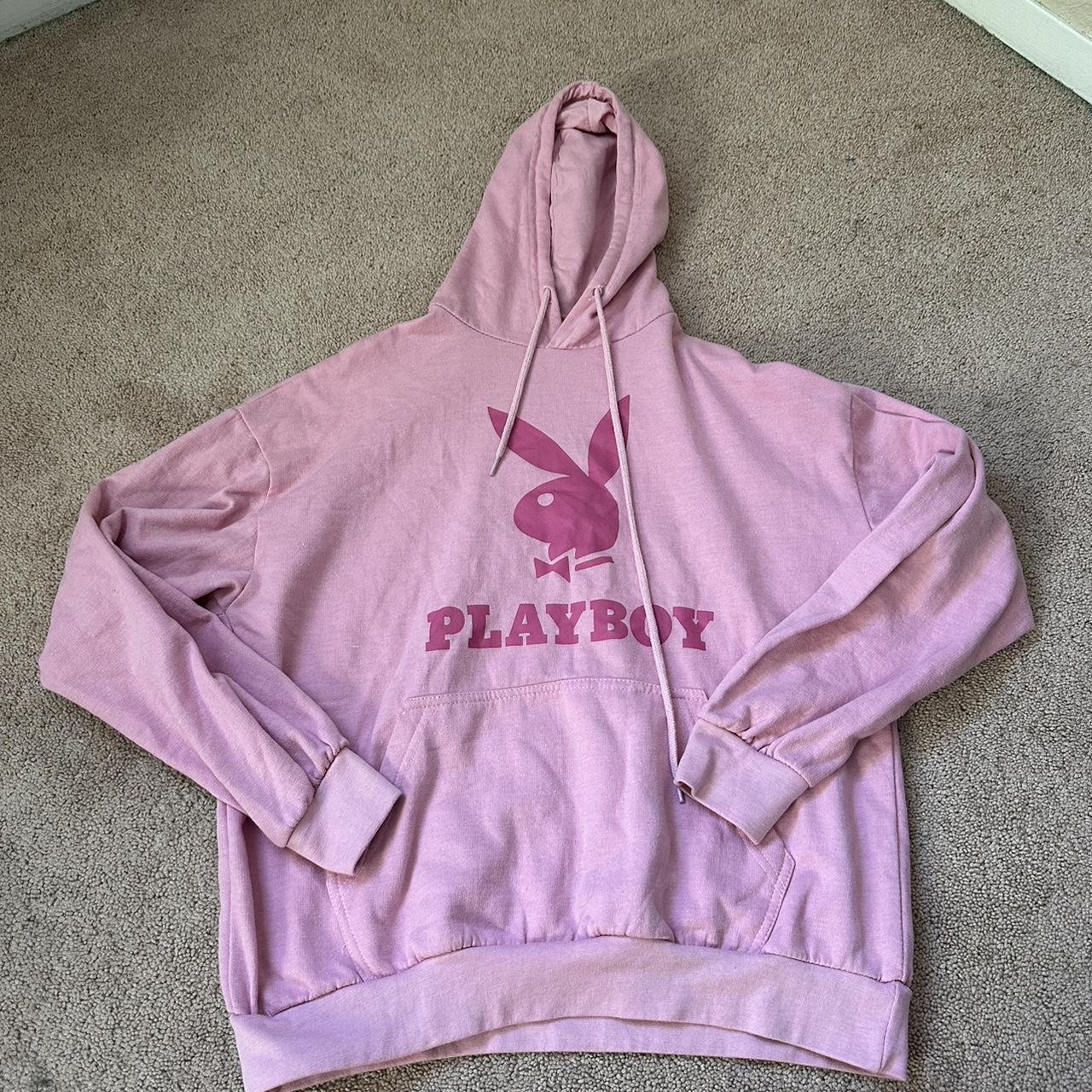 Pink Playboy hoodie Depop