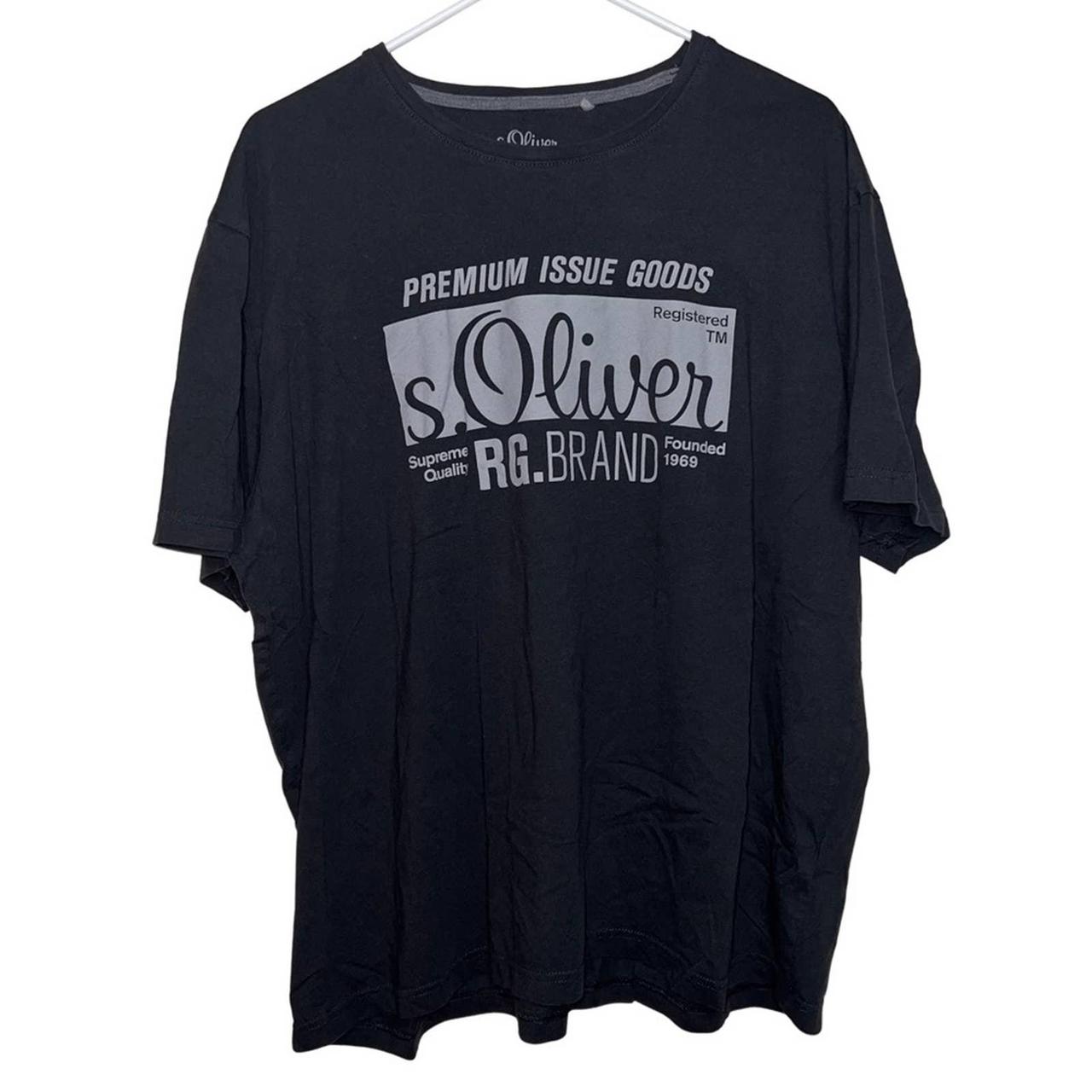 T-shirt gray - size men\'s cotton XXXL... s.Oliver Depop