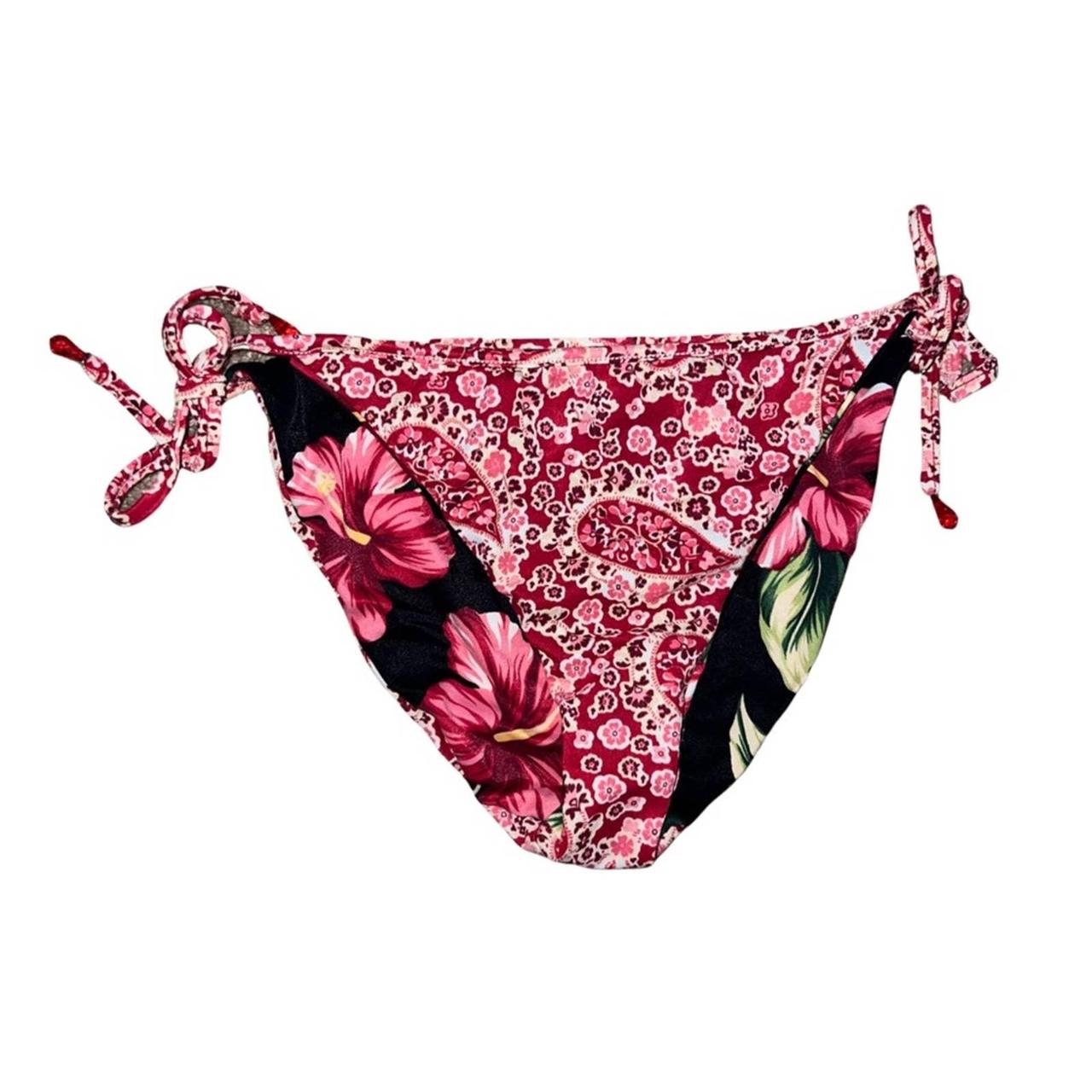 Women's Pink and Black Bikinisandtankinisets Depop