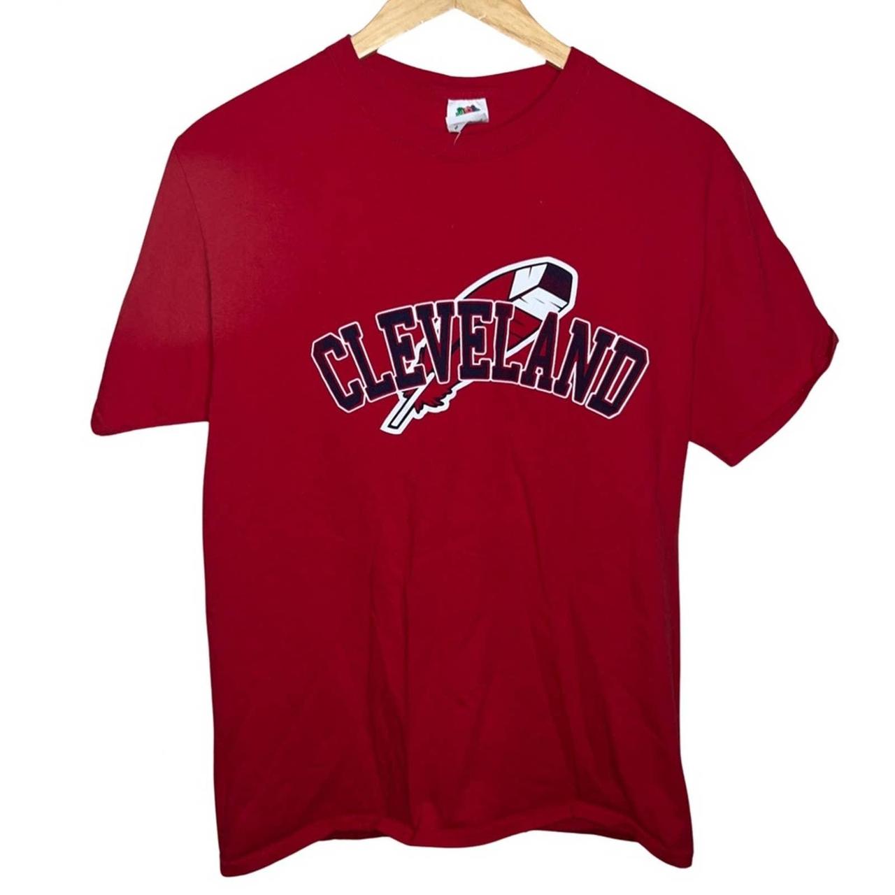 Red cleveland indians shirt online