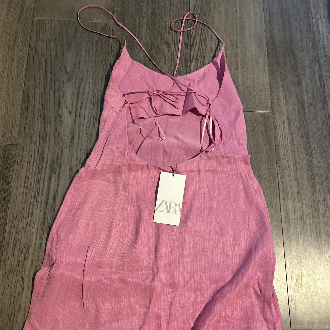 Zara satin-dress - Depop