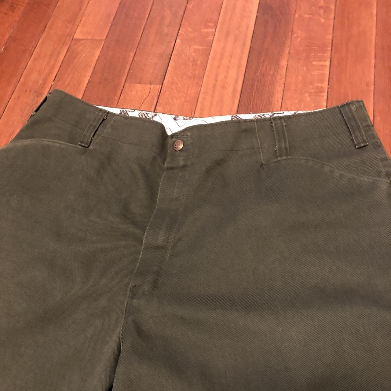 Ben Davis Men's Green Trousers Depop