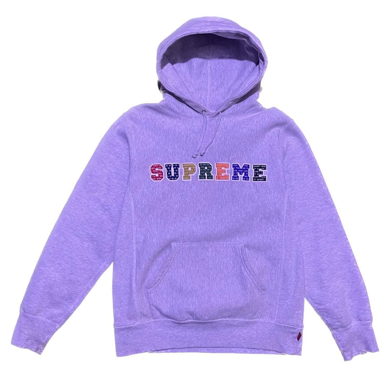 SUPREME HOODIE WHO IS FUCKING US OVER THE Depop