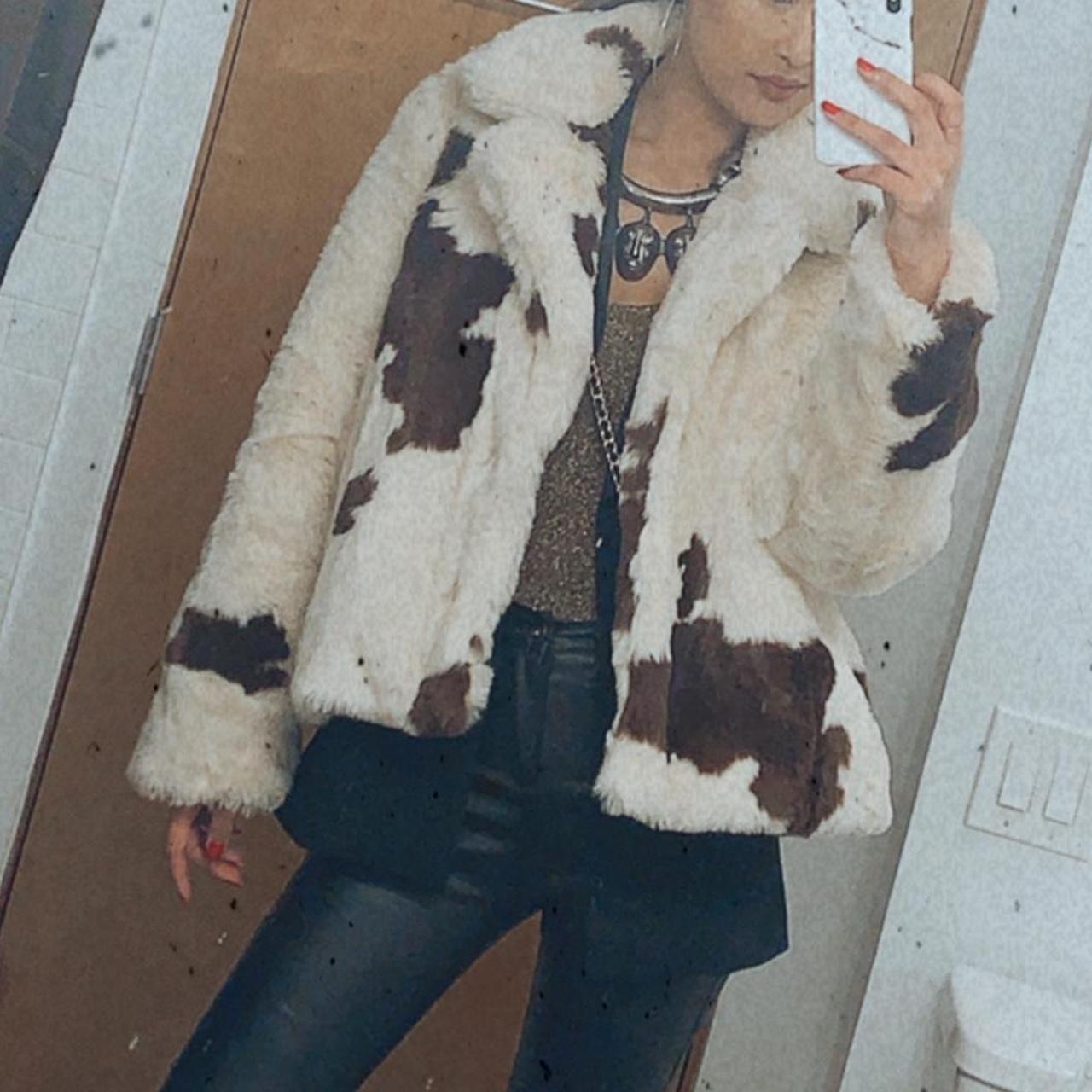 Faux fur jacket faux fur fur jacket winter. Depop