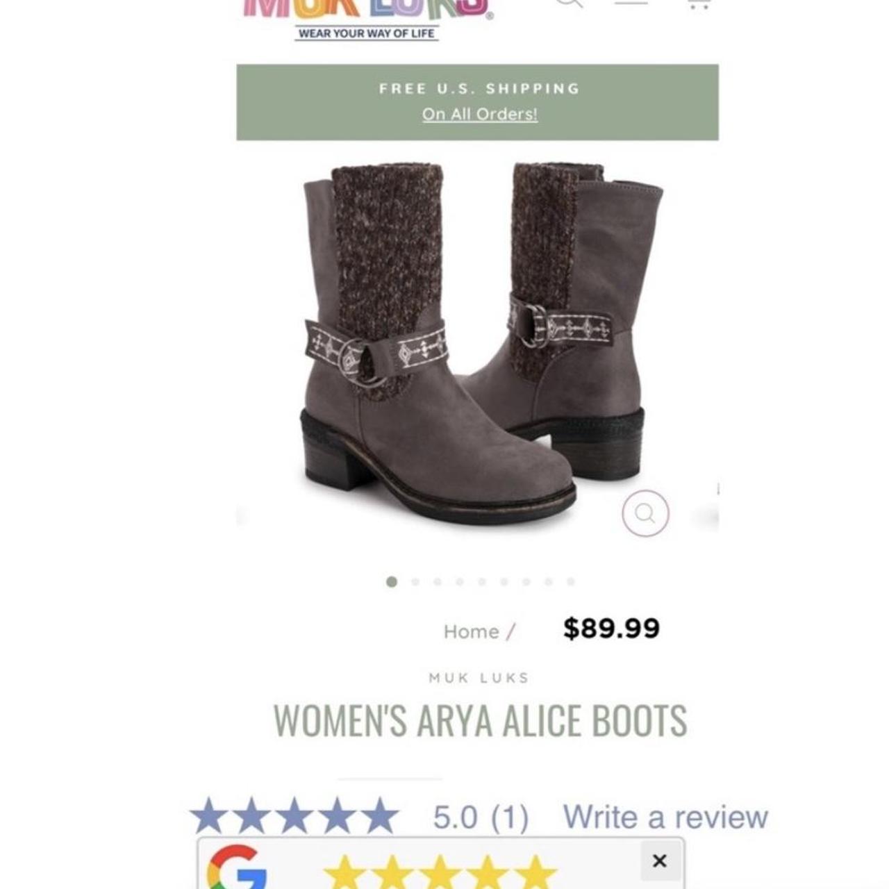 Muk luks hotsell alicia boot