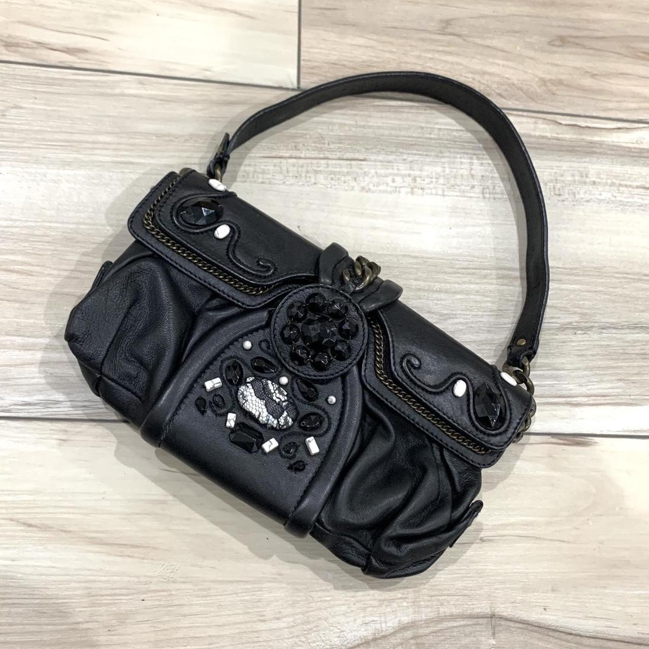 Maria Sharapova by Cole Haan | Bags | Cole Haan Maria Sharapova Black  Leather Hobo Purse Shoulder Bag Handbag Chains | Poshmark