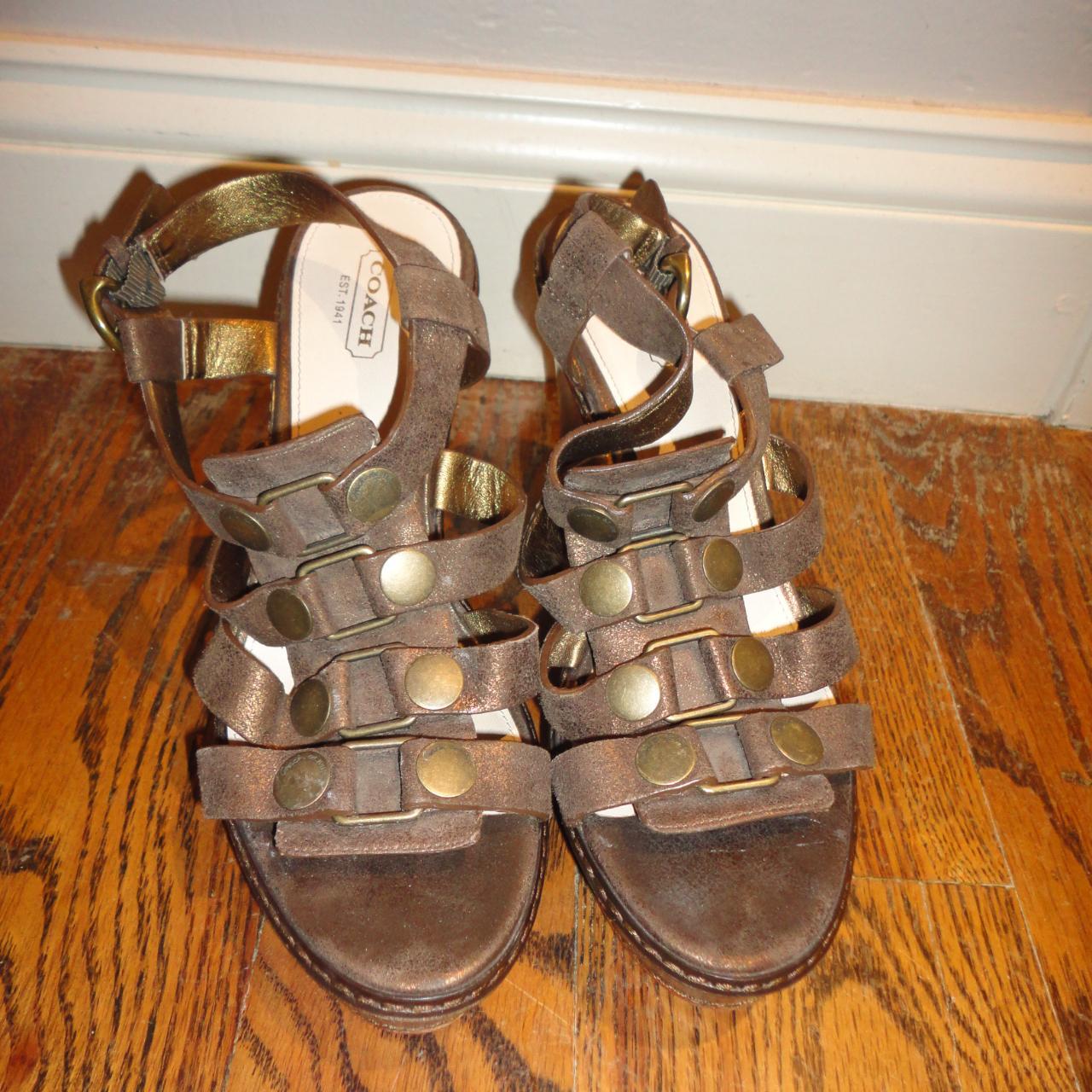 Bronze gladiator sandals fashion