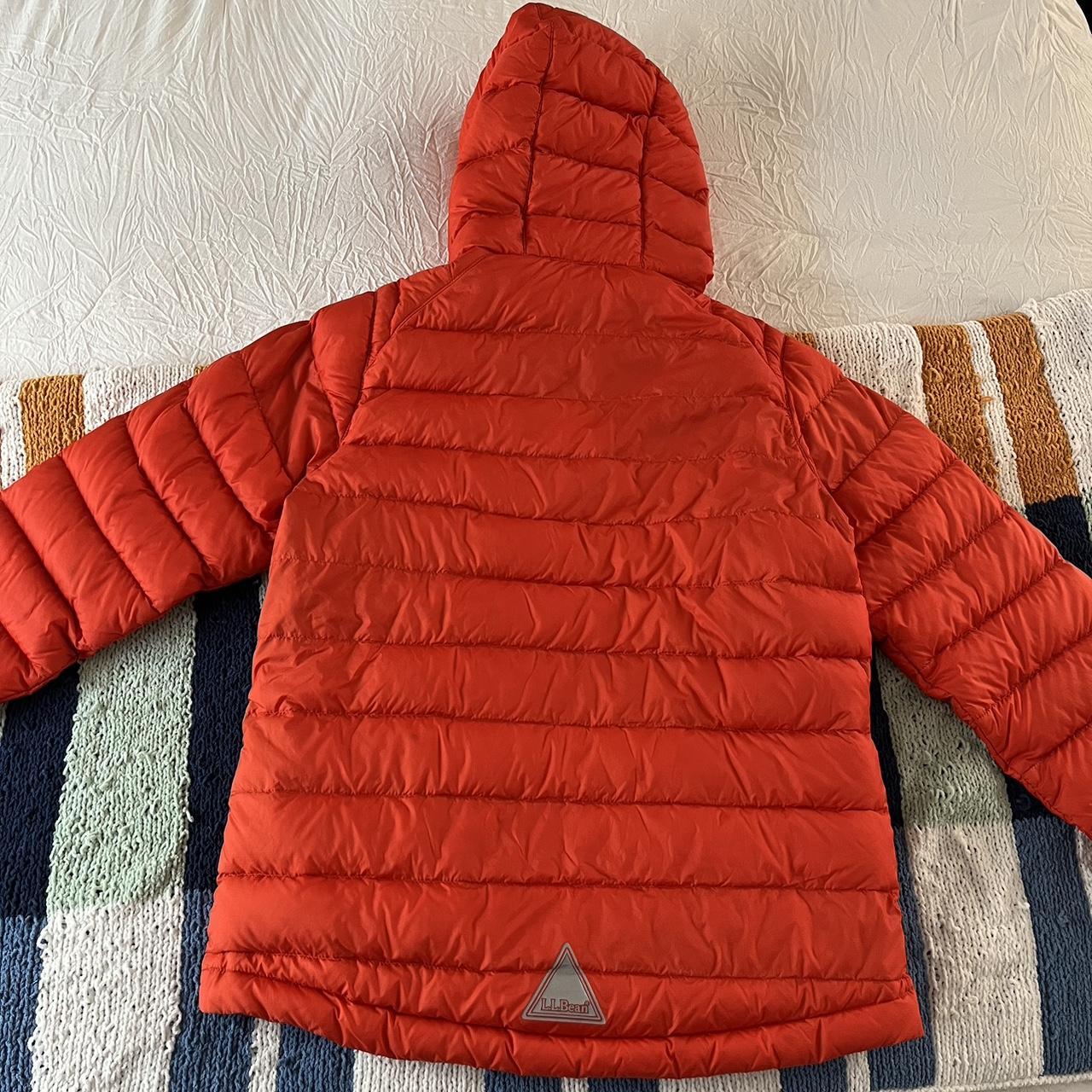 Ll bean shop orange jacket