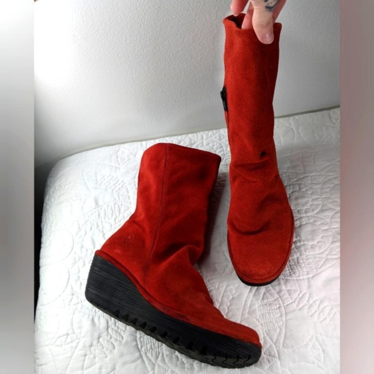 Fly London Women's Red Boots