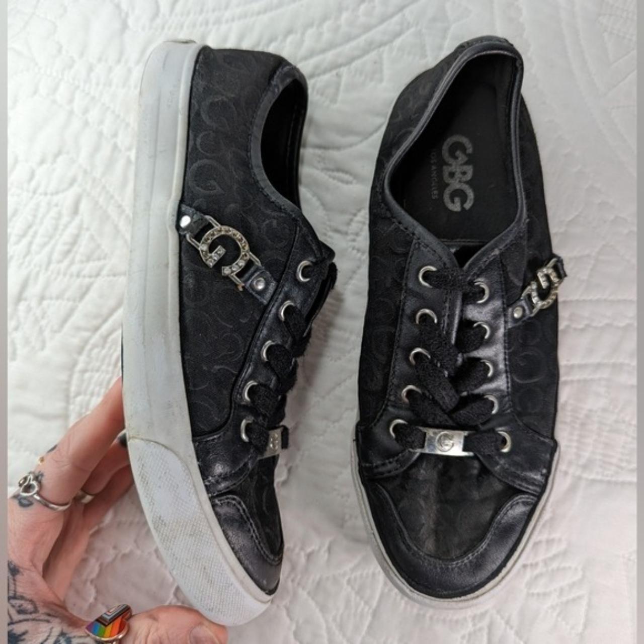 Guess black discount quilted sneakers