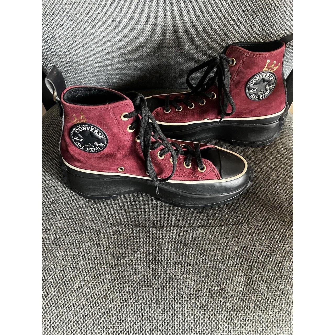 Converse bordeaux vintage best sale