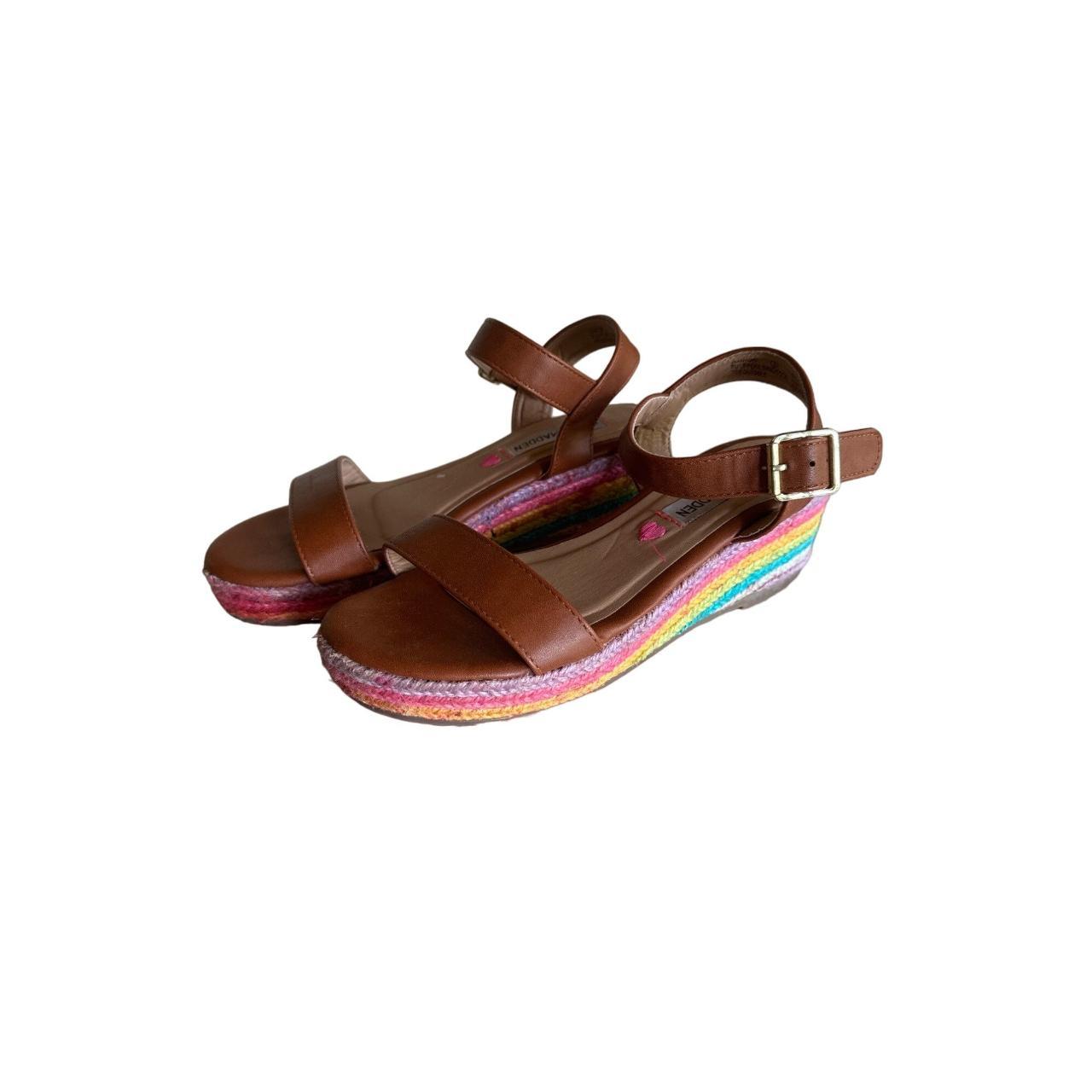 Madden girl discount rainbow platform sandals