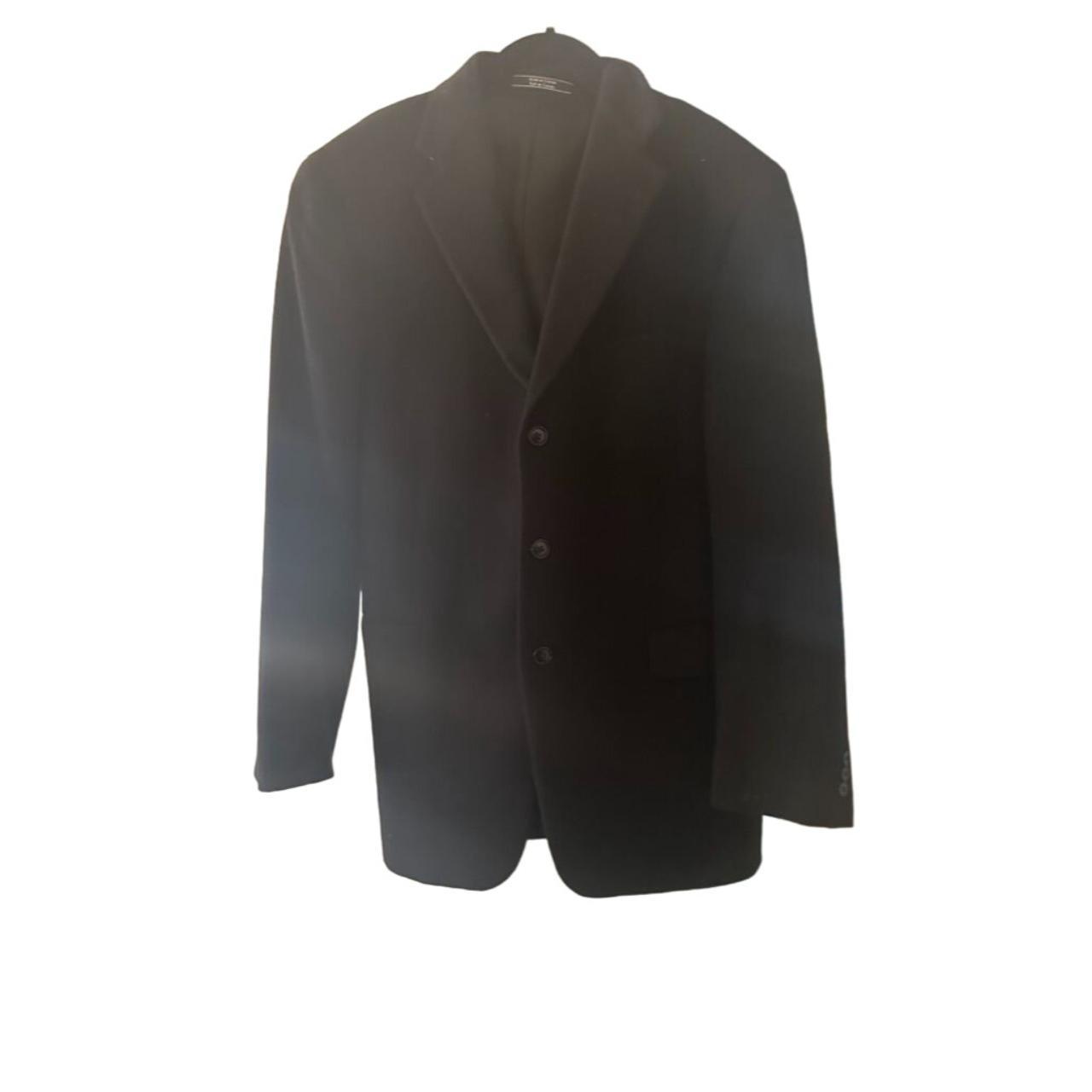 Arnold Brant Sport Coat Black Cashmere Blazer Mens