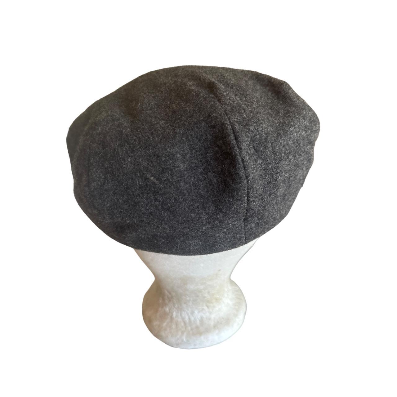 Perry Ellis Portfolio Gray Felt Wool Newsboy