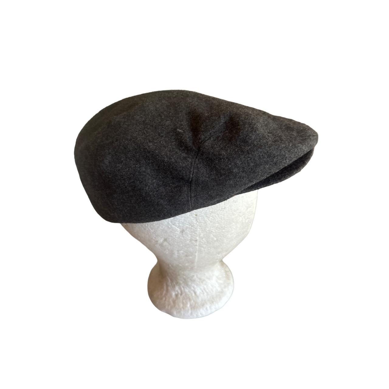 Perry Ellis Portfolio Gray Felt Wool Newsboy