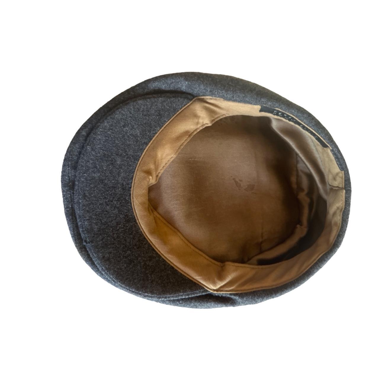 Perry Ellis Portfolio Gray Felt Wool Newsboy