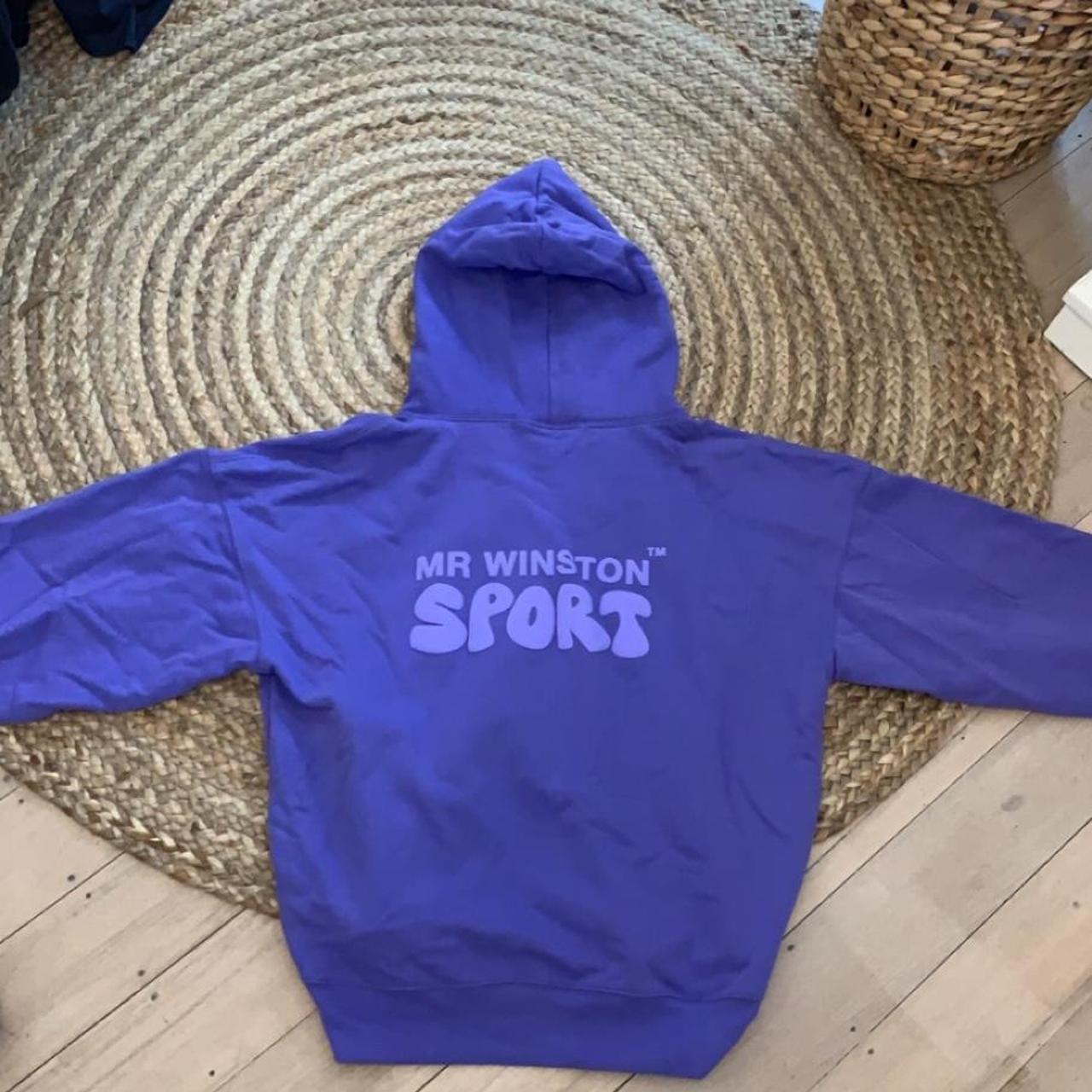 Mr Winston Women's Purple Hoodie Depop