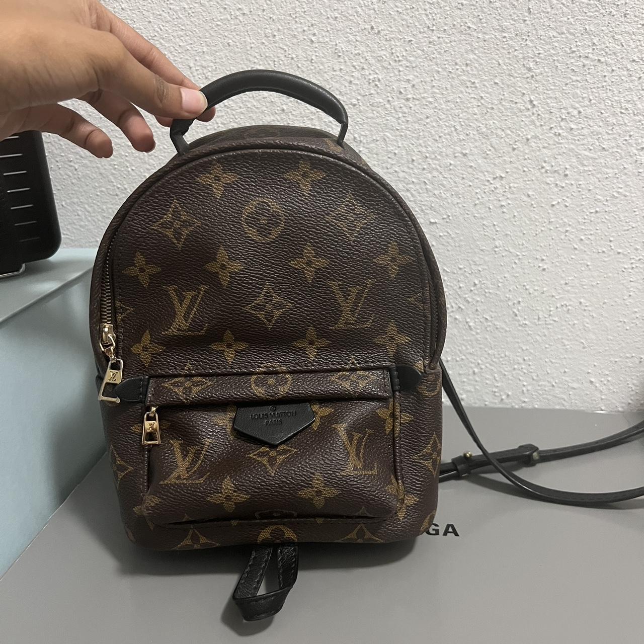 Mini lv backpack online dupe