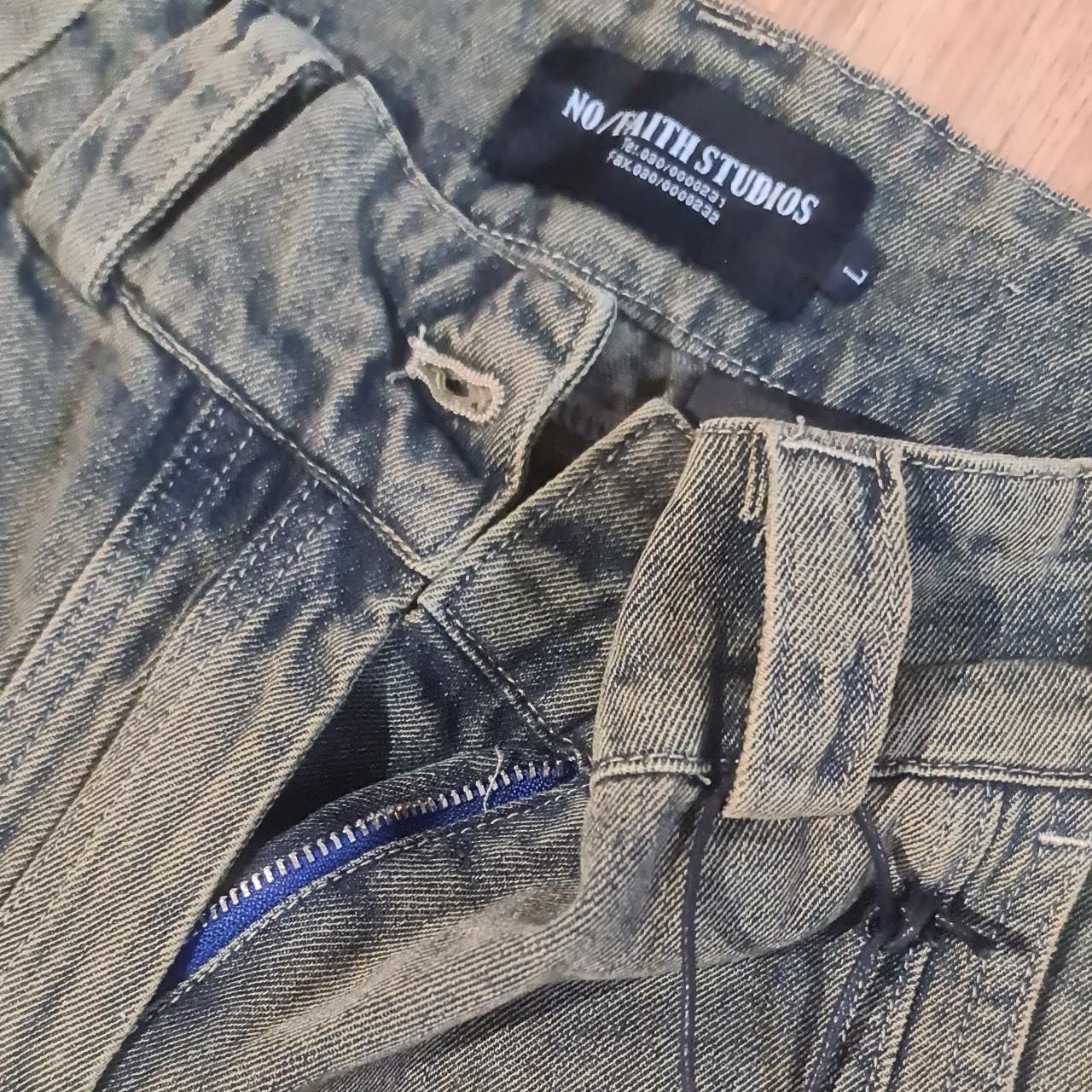 No faith studio washed flair baggy jeans Rare... - Depop