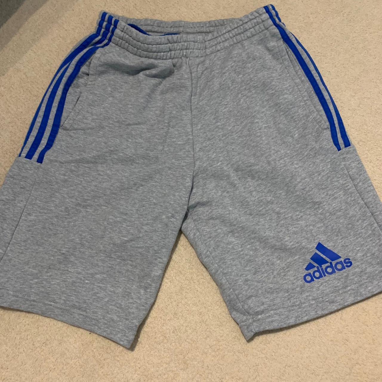 Adidas Men's Grey Shorts Depop