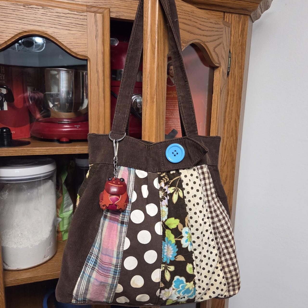 Women's Bag - Brown/Multi – Brown patchwork purse… - image 1