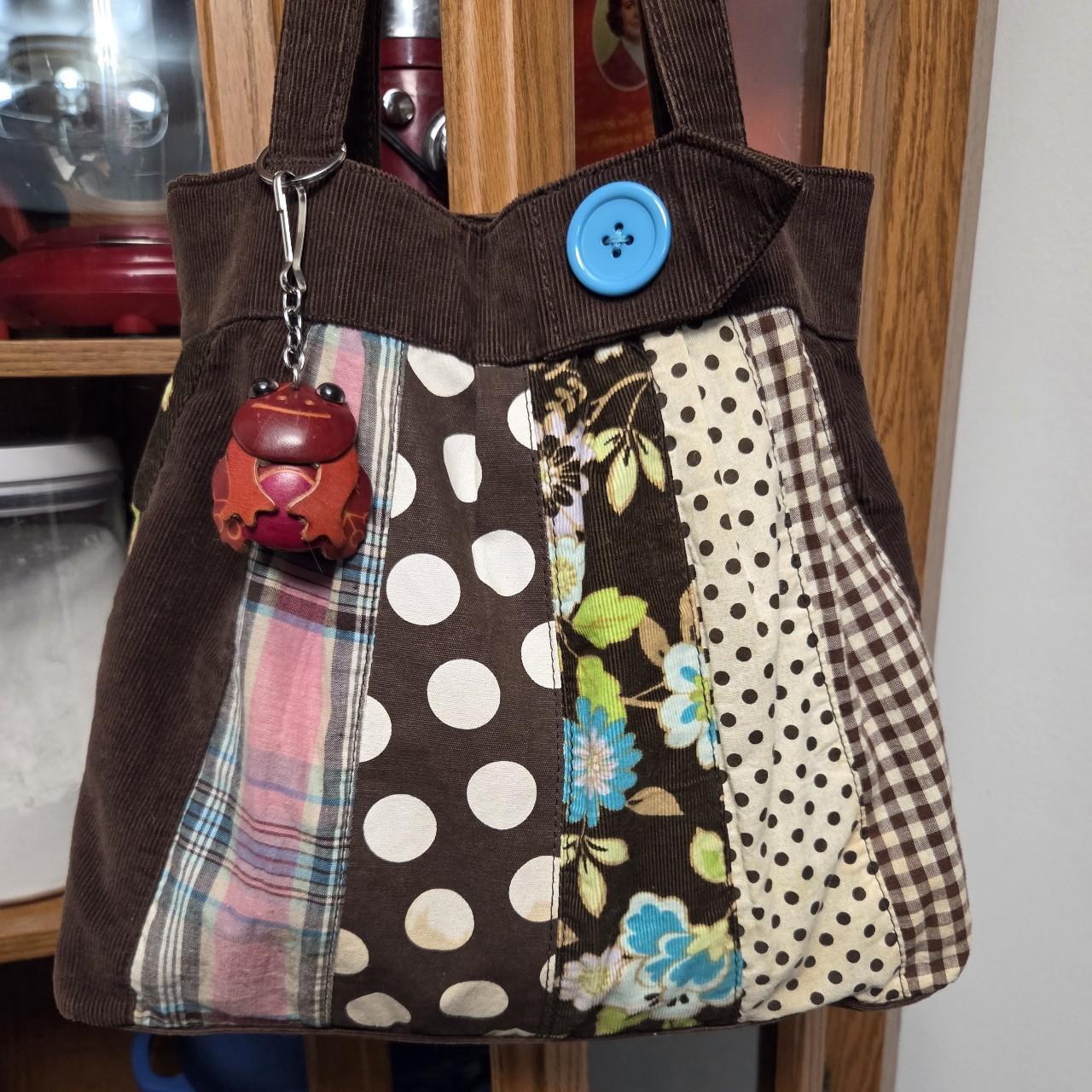 Women's Bag - Brown/Multi – Brown patchwork purse… - image 2