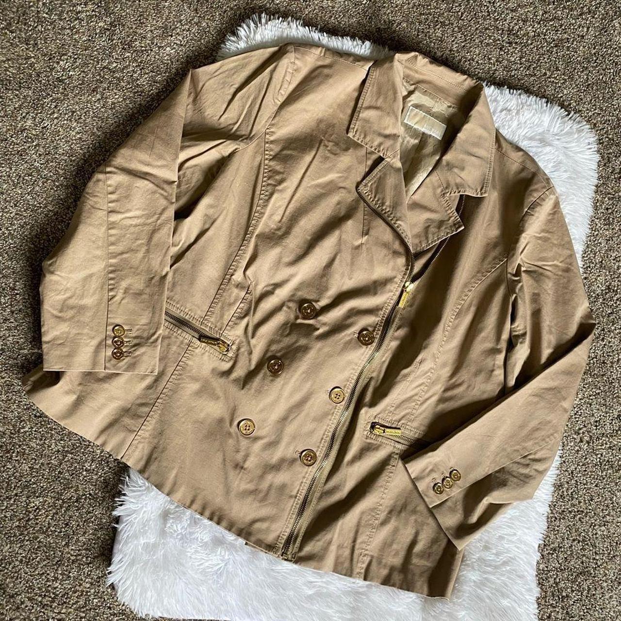 Michael kors cheap tan jacket