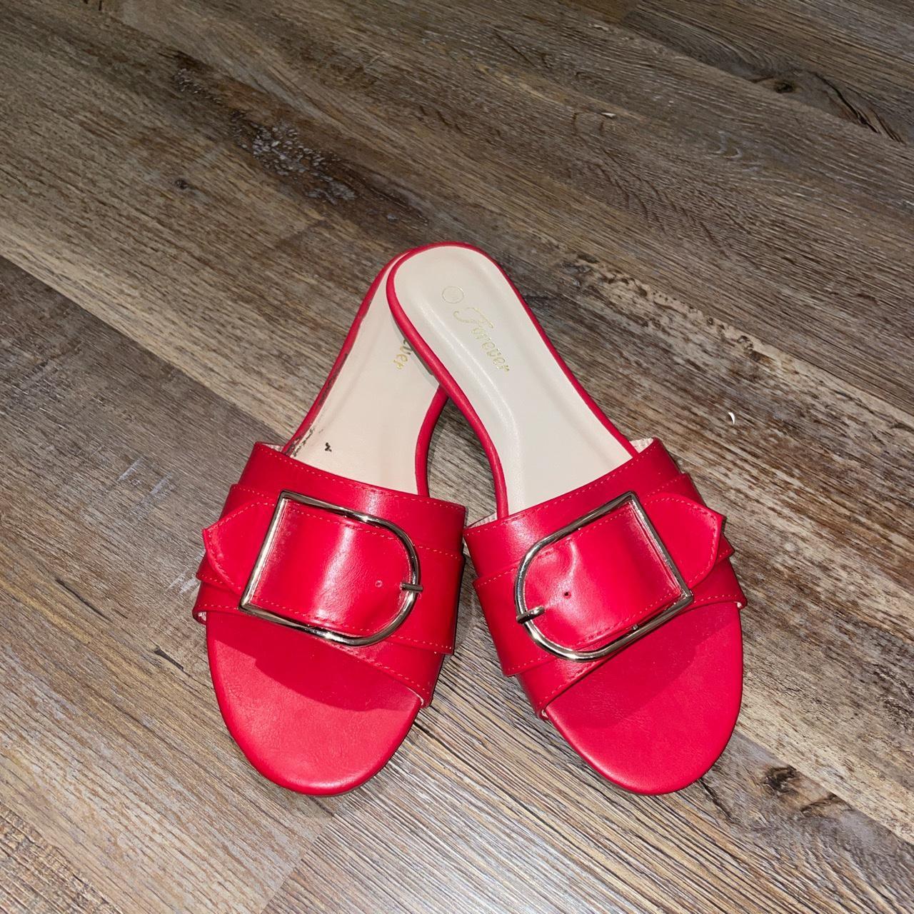 Forever 21 hot sale red sandals