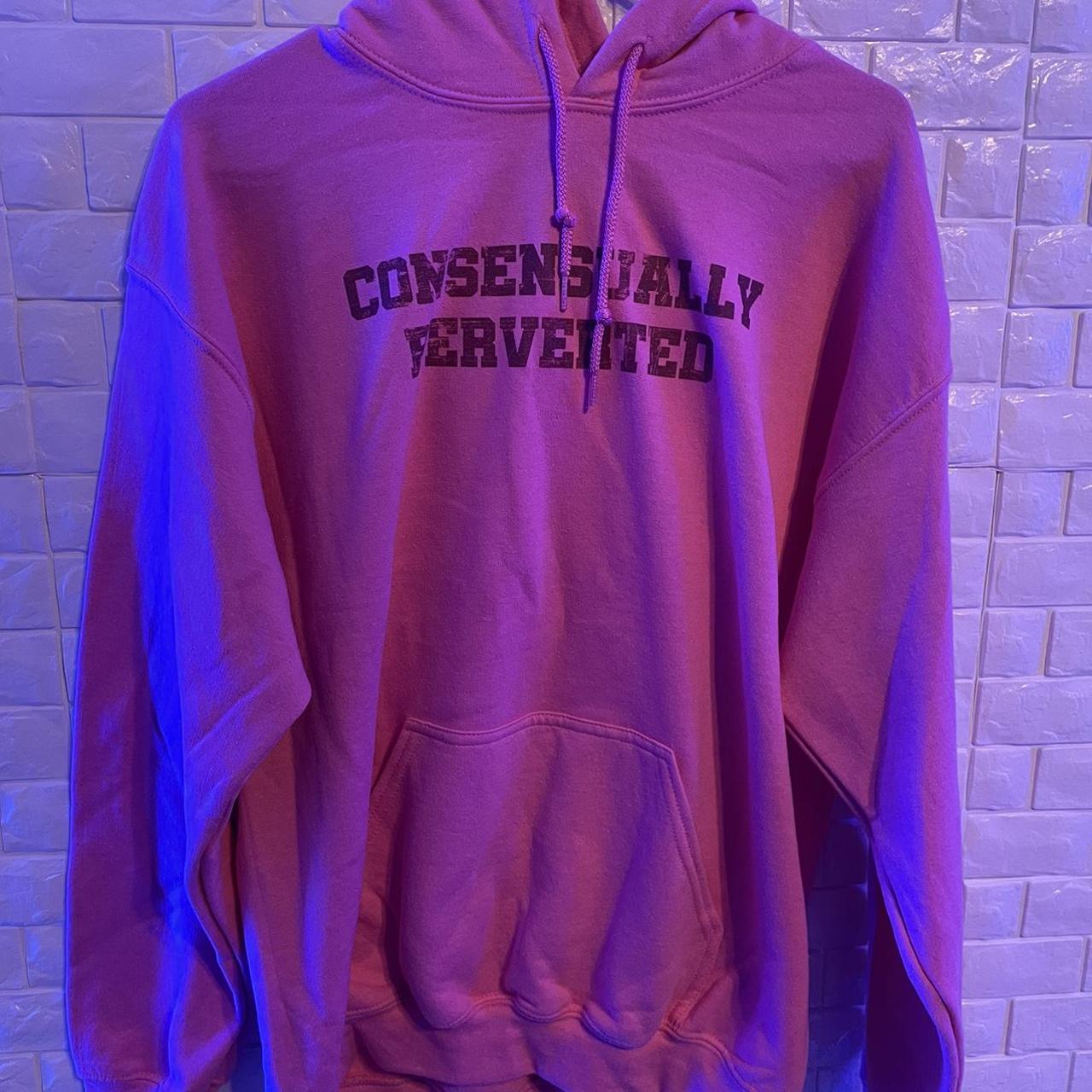 Women's Pink Hoodie Depop