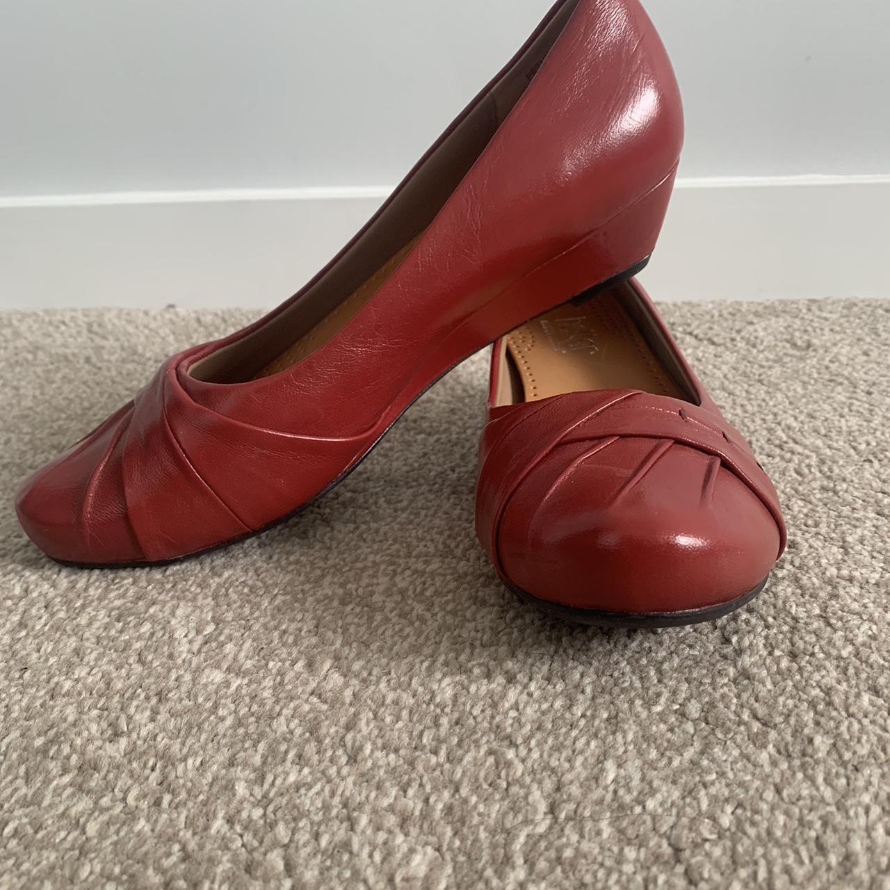 Vintage Hotter Red heels Size 7 Depop
