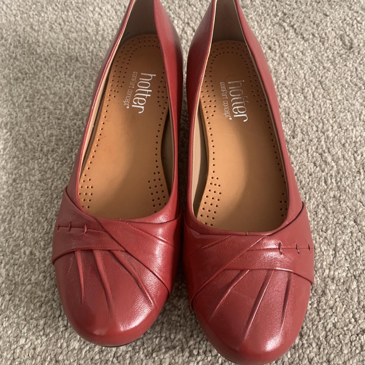 Vintage Hotter Red heels Size 7 Depop