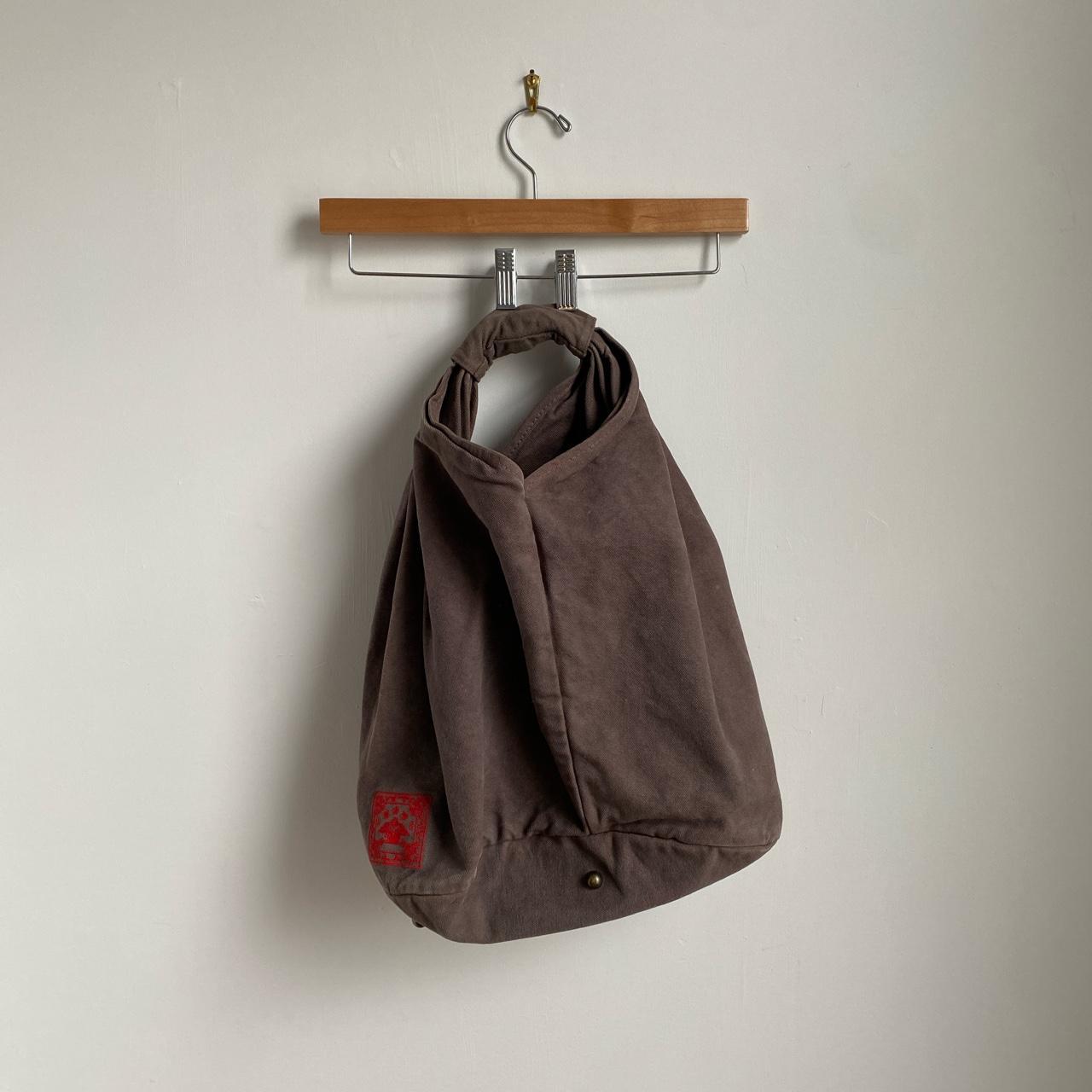 Kapital Men's Grey and Brown Bag (2)