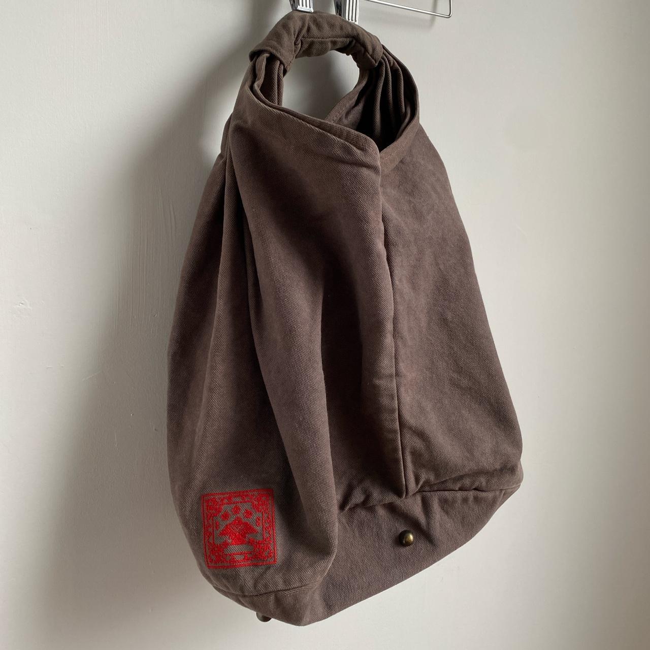 Kapital Men's Grey and Brown Bag