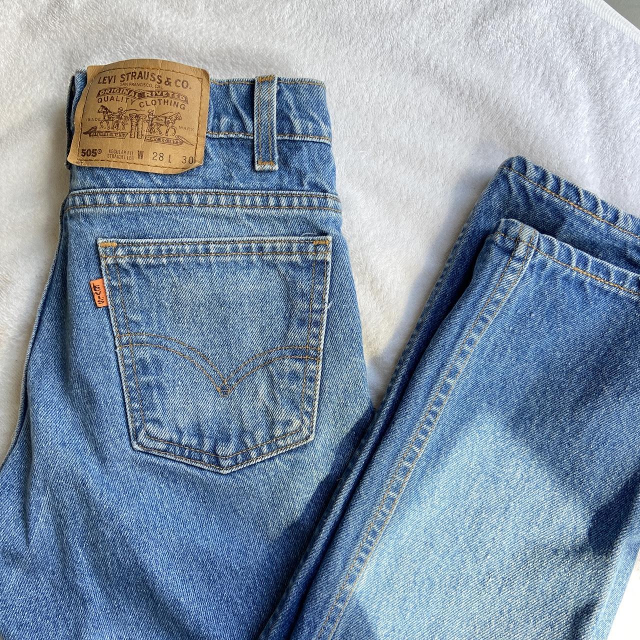 Kids Levi’s 505 Straight Leg Jeans ⭐️ would best... - Depop