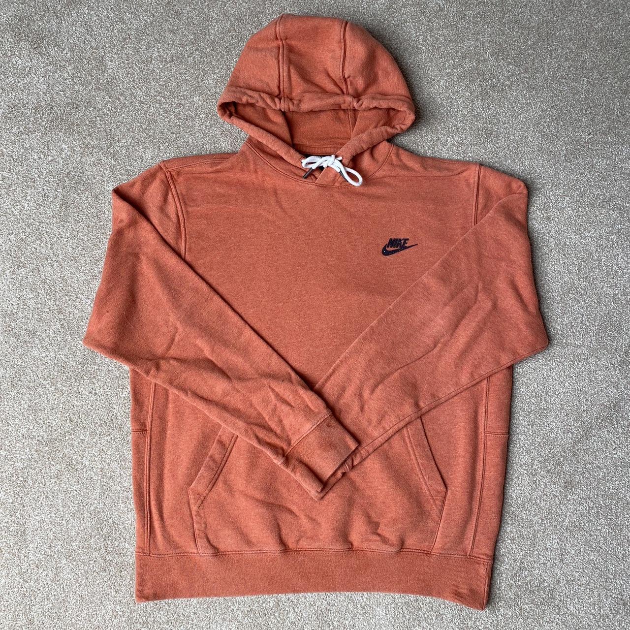 mens red and black nike hoodie