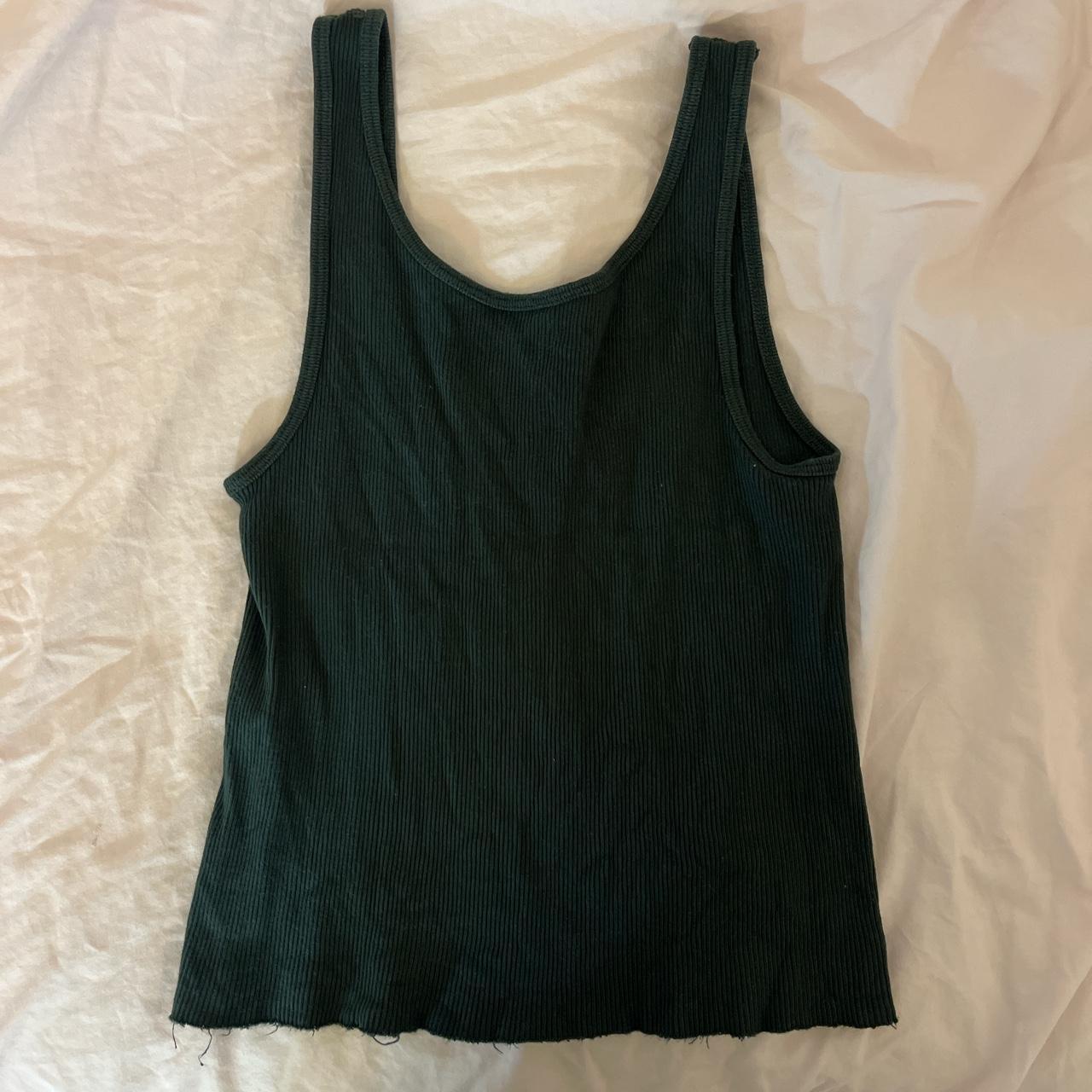 brandy melville dark green tank love this tank sm,... Depop